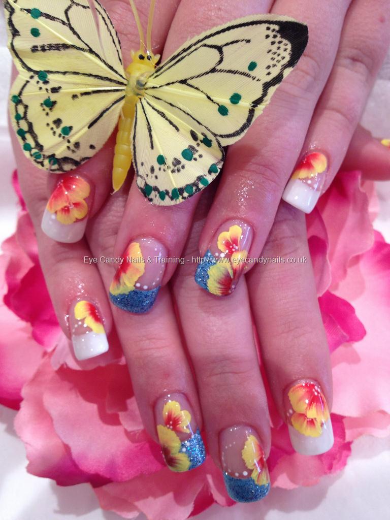 Eye Candy Nails & Training - One stroke freehand nail art by Elaine ...