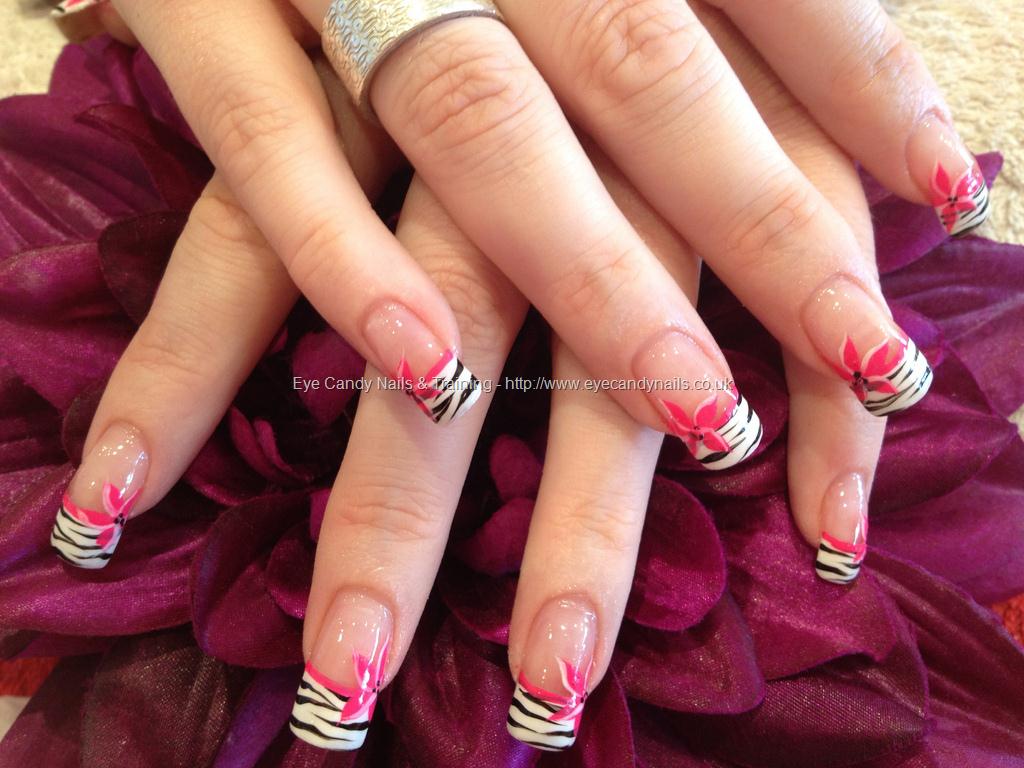 Eye Candy Nails & Training - Zebra freehand nail art by Elaine Moore on ...