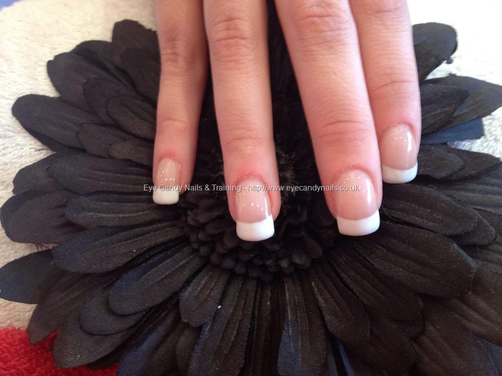 natural nail overlay with clear gel