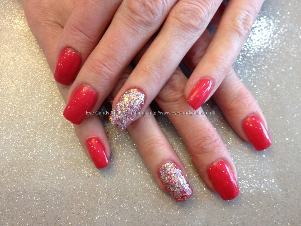 Eye Candy Nails & Training - Acrylic nails with gel polish and glitter ...